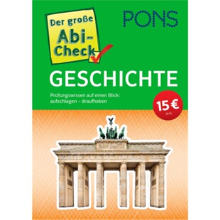 große 预订不退不换德语 Der Geschichte 9783125625648 Check PONS Abi