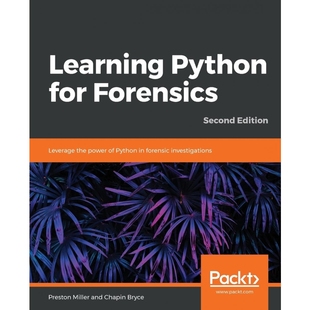 按需印刷Learning Python for Forensics -Second Edition[9781789341690]