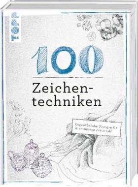 预订【德语】 100 Zeichentechniken:Ungewöhnliche Übungen für Ihren eigenen Zeichenstil