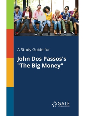 按需印刷A Study Guide for John Dos Passos's 
