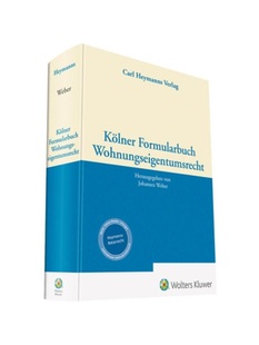 预订不退不换德语K?lner Formularbuch Wohnungseigentumsrecht:mit Code zum Dowload der Formulare und Muster