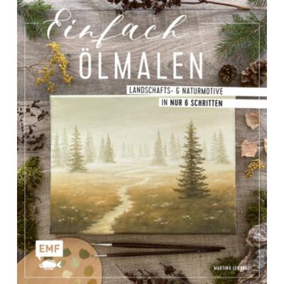 预订不退不换德语 Einfach Ölmalen:Landschafts- und Naturmotive in nur 6 Schritten