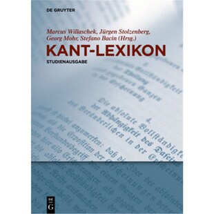 预订【德语】Kant-Lexikon:Studienausgabe