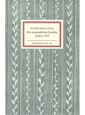 预订【德语】Der ausgewahlten Gedichte anderer Teil[9783458084808]