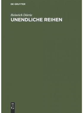 按需印刷DEG Unendliche Reihen[9783486778250]
