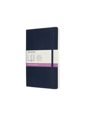 预订【德语】 Moleskine Notizbuch - Doppelte Lineatur, Large/A5, Liniert-Blanko, Sap[8056420852998]