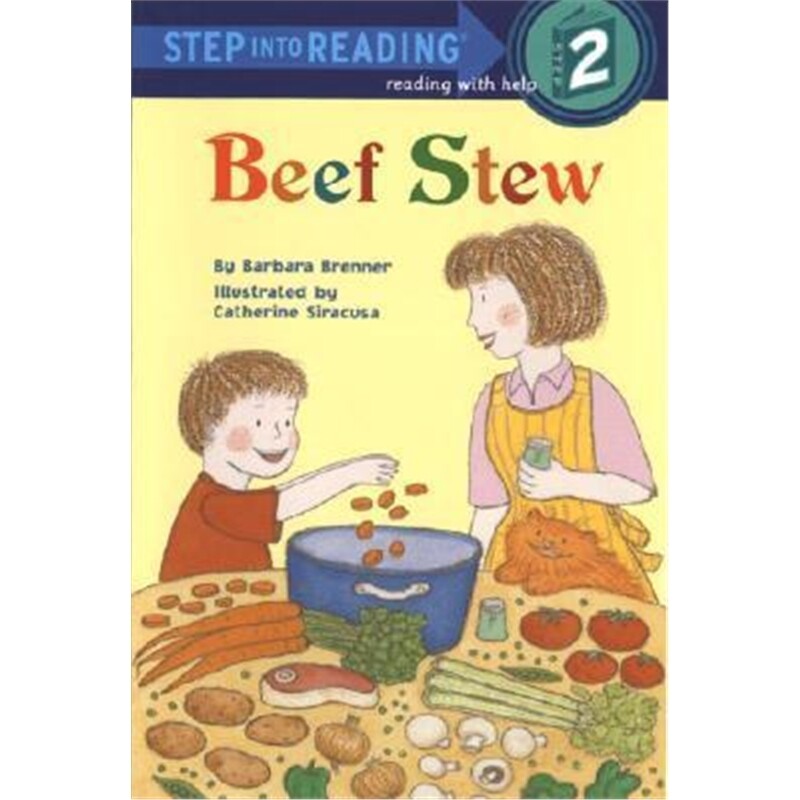 英文原版 兰登书屋英语分级绘本 beef stew (step-into-reading, step