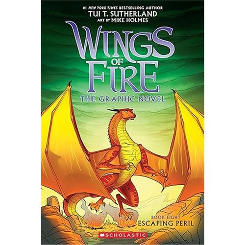 现货Escaping Peril逃离危难 火翼飞龙#8   A Graphic Novel (Wings of Fire Graphic Novel #8)图伊·萨瑟兰 Tui T Sutherland