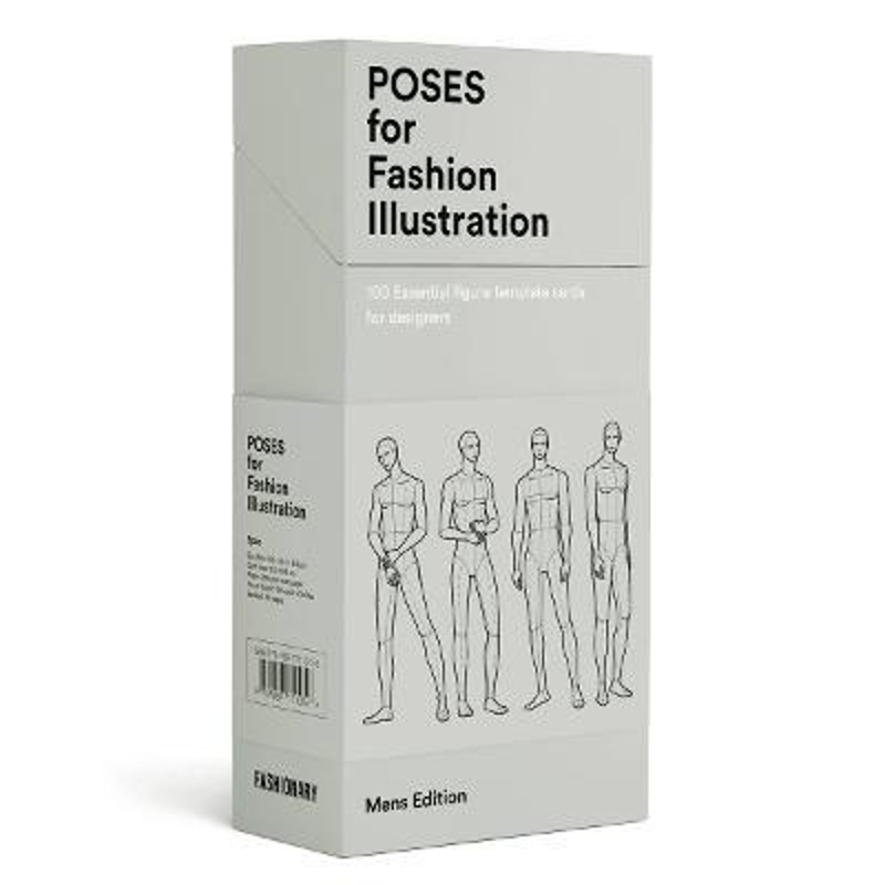 预订Poses for Fashion Illustration- Mens(Card Box)