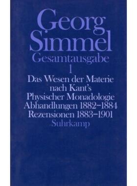 预订不退不换德语 Das Wesen der Materie nach Kant's Physischer Monadologie. Abhandlungen. R