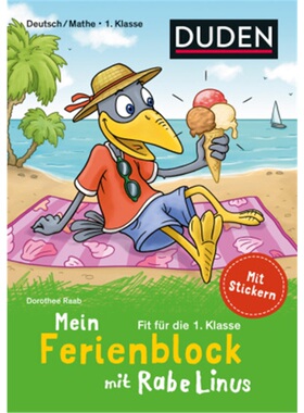 预订【德语】Mein Ferienblock mit Rabe Linus - Fit fur die 1. Klasse[9783411720798]