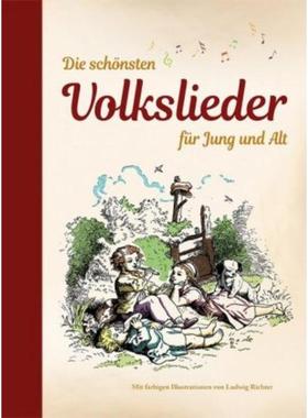 预订【德语】 Die schönsten Volkslieder für Jung und Alt: