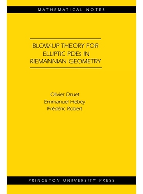 按需印刷不退不换Blow-up Theory for Elliptic PDEs in Riemannian Geometry (MN-45)[9780691119533]
