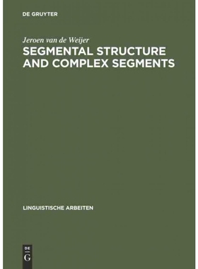 按需印刷DGYT Segmental Structure and Complex Segments[9783484303508]