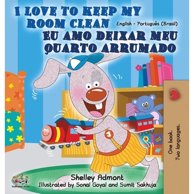 按需印刷POR I Love to Keep My Room Clean (English Portuguese Bilingual Book-Brazil)[9781525918124]