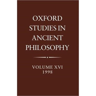 Philosophy 1998 Volume Ancient Studies XVI 预订Oxford