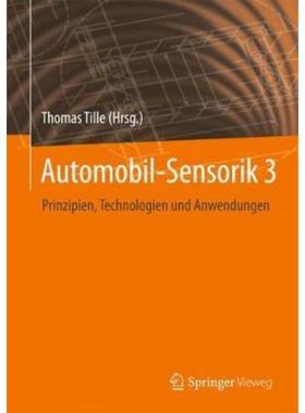 预订【德语】 Automobil-Sensorik 3:Prinzipien, Technologien und Anwendungen