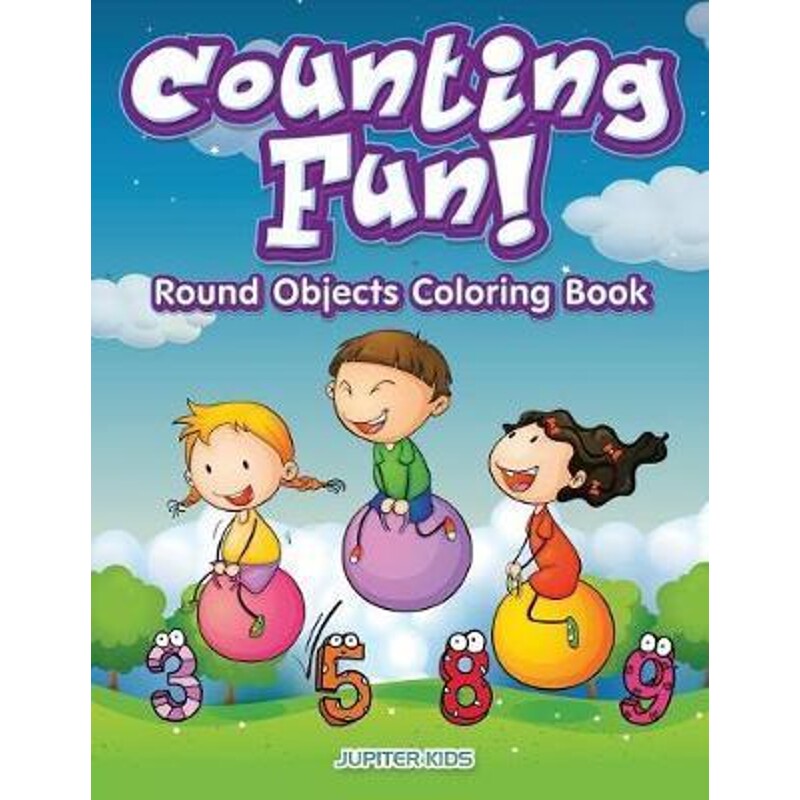 按需印刷不退不换Counting Fun! Round Objects Coloring Book[9781683267058]