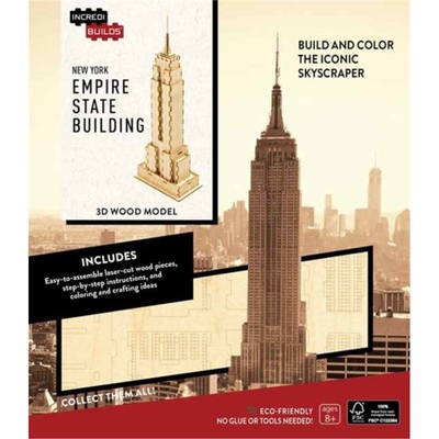 预订IncrediBuilds: New York: Empire State Building 3D Wood Model[9781682980422]