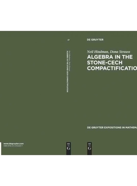 按需印刷DGYT Algebra in the Stone Cech Compactification[9783110154207]