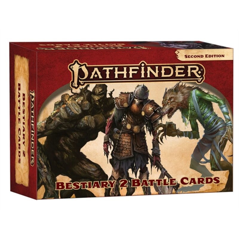 预订Pathfinder Bestiary 2 Battle Cards (P2)[9781640782792]