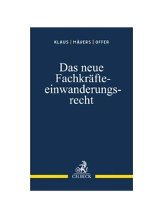 Fachkr?fteeinwanderungsrecht 预订 neue Das 德语