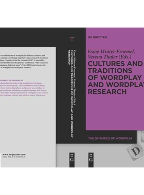 按需印刷DGYT Cultures and Traditions of Wordplay and Wordplay Research[9783110709728]
