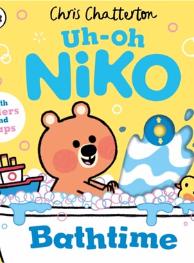 Uh-Oh, Niko: Bathtime: a push, pull and