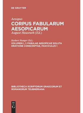 按需印刷DEG Fabulae Aesopicae soluta oratione conscriptae[9783110252491]