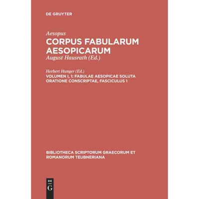 按需印刷不退不换DEG Fabulae Aesopicae soluta oratione conscriptae[9783110252491]