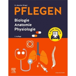 预订【德语】PFLEGEN Biologie Anatomie Physiologie + E-Book[9783437287701]