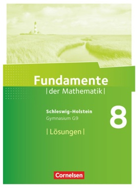 预订【德语】 Fundamente der Mathematik - Schleswig-Holstein G9 - 8. Schuljahr Lösun[9783060405060]