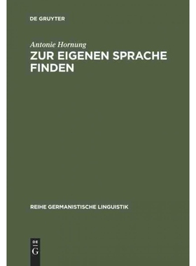 按需印刷不退不换DEG Zur eigenen Sprache finden[9783484312340]