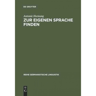 按需印刷DEG Zur eigenen Sprache finden[9783484312340]