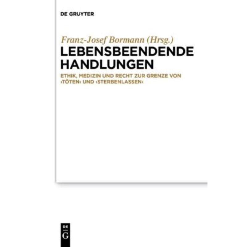 按需印刷不退不换DEG Lebensbeendende Handlungen[9783110485721]