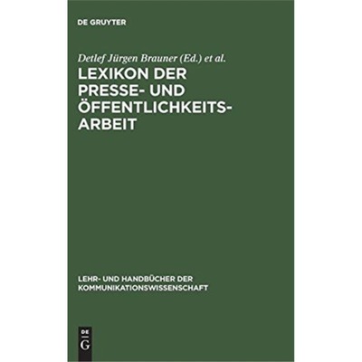预订【德语】 Lexikon der Presse- und Offentlichkeitsar