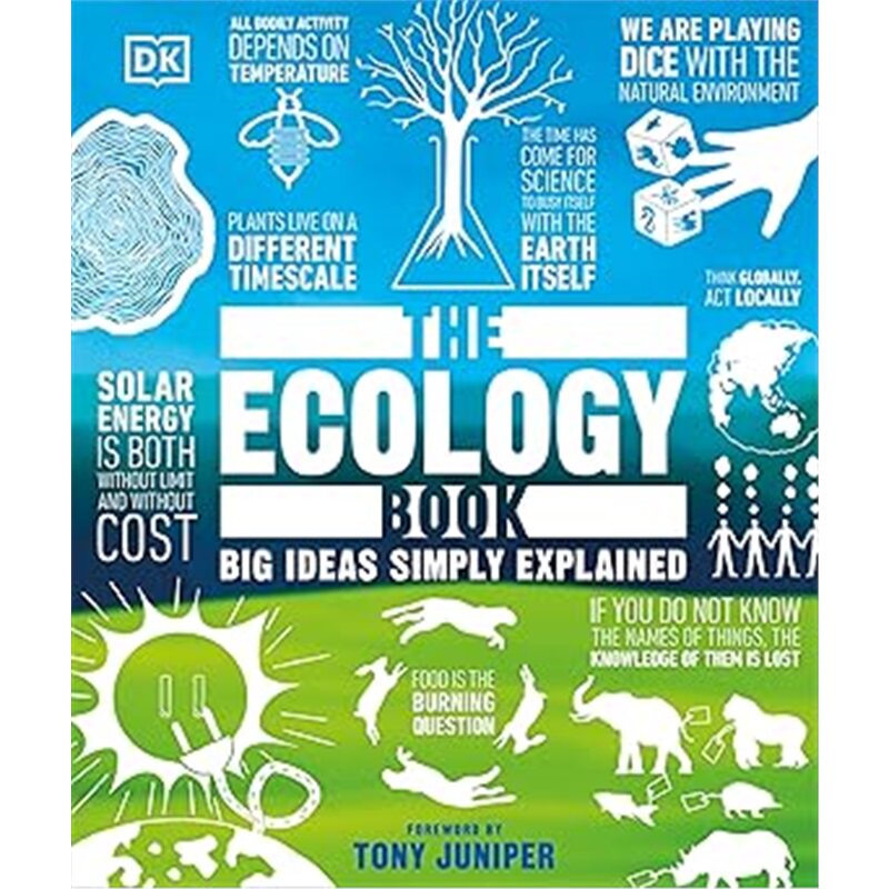 现货 The Ecology Book: Big Ideas Simply Explained 生态学：简单解释的伟大思想 [9780241723029] 上海外文