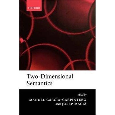 按需印刷Two-Dimensional Semantics[9780199272020]