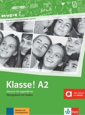 预订【德语】 Klasse! A2 Übungsbuch mit Audios online[9783126071321]
