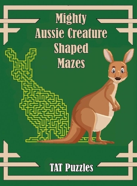 按需印刷Mighty Aussie Creature Shaped Mazes[9781922695420]
