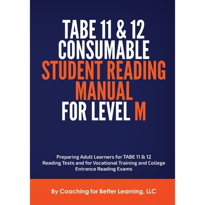 按需印刷TABE 11 and 12 Consumable Student Reading Manual for Level M[9781737760801]