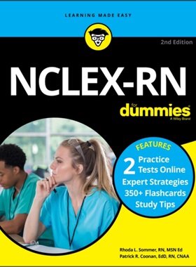 预订NCLEX-RN For Dummies with Online Practice Tests[9781119692829]
