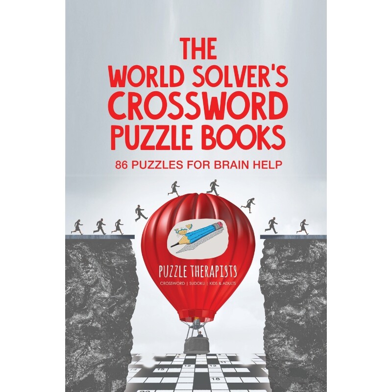 按需印刷不退不换The World Solver's Crossword Puzzle Books | 86 Puzzles for Brain Help[9781541943209]