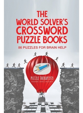 按需印刷The World Solver's Crossword Puzzle Books | 86 Puzzles for Brain Help[9781541943209]