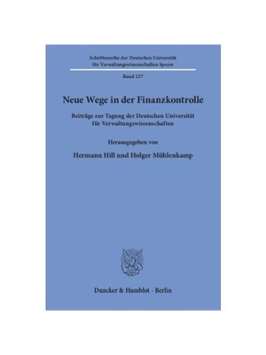 预订【德语】Neue Wege in der Finanzkontrolle:Beitr?ge zur Tagung der Deutschen Universit?t für Verwaltungswissenschafte