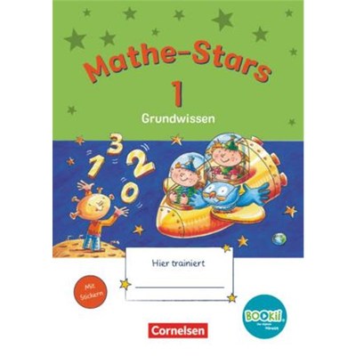 预订【德语】 Mathe-Stars - Grundwissen - BOOKii-Ausgabe - 1. Schuljahr:?bungsheft - Mit L?sungen