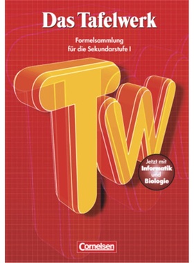 预订【德语】 Das Tafelwerk - Formelsammlung für die Sekundarstufe I - Östliche Bund[9783060207909]