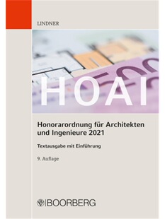 预订不退不换德语HOAI - Honorarordnung fUr Architekten und Ingenieure 2021