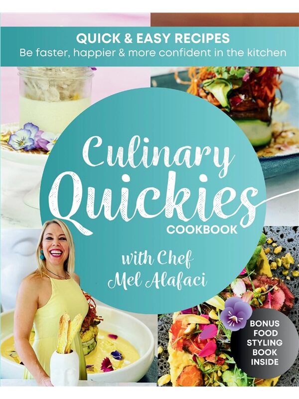 按需印刷不退不换Culinary QUICKIES Cookbook + Bonus Little Black Book