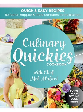 按需印刷不退不换Culinary QUICKIES Cookbook + Bonus Little Black Book
